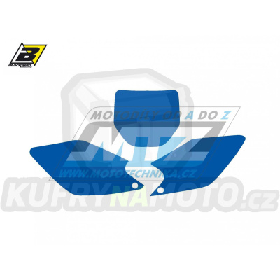 Polepy číslových tabulek (vystřižené) - Kawasaki KXF450 / 06-08 - barva modrá