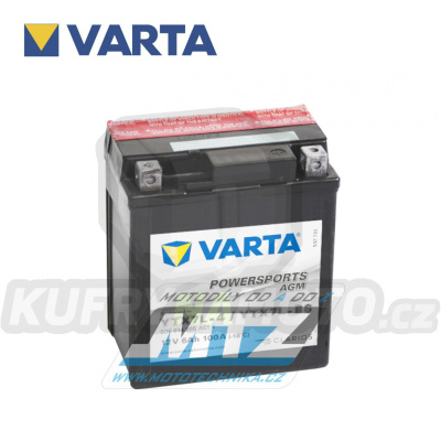 Baterie (akumulátor motocyklový) VARTA Powersports AGM - YTX7L-BS (12V-6Ah)