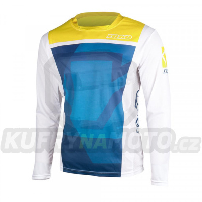 Motokrosový dres YOKO KISA modrý / žlutý XXL