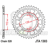 Řetězová rozeta JT HONDA CBR 600 F (ABS) 11- 2011-2013 48 zubů, řetěz 520 - akce