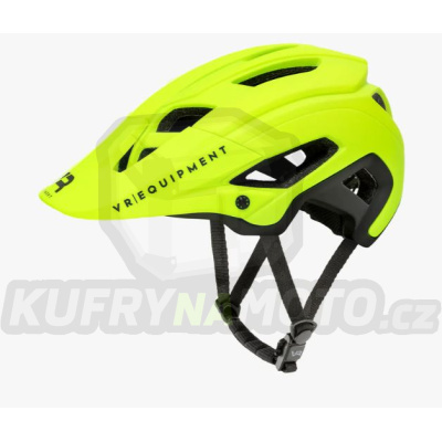 Cyklo přilba VR EQUIPMENT MTB HALF FACE PC+EPS fluo žlutá EQUHEMB02328