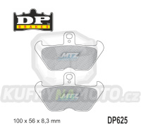Destičky brzdové DP Brakes DP625 - směs Premium OEM Sinter