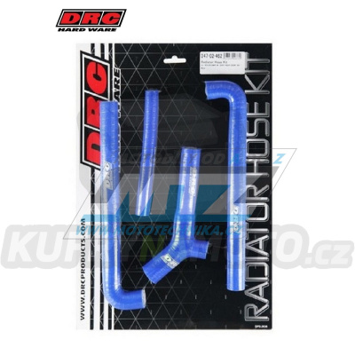 Hadice chladiče DRC RADIATOR HOSE KIT - DRC D47-02-462 - TM MX+EN + SMR250+SMR450+SMR530 / 05-11 - modré (sada 4ks)