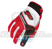 Rukavice motokros PROGRIP 4010/14 - červené - velikost M