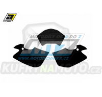 Polepy číslových tabulek (vystřižené) - Husqvarna TE250+TE450 / 02-04 + WR125+WR250 / 00-04 - barva černá