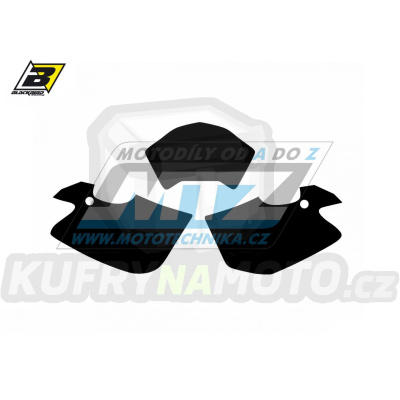 Polepy číslových tabulek (vystřižené) - Husqvarna TE250+TE450 / 02-04 + WR125+WR250 / 00-04 - barva černá