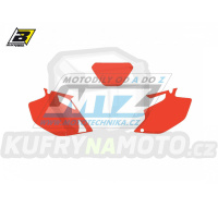 Polepy číslových tabulek (vystřižené) - Yamaha WRF250 + WRF450 / 05-06 - barva červená