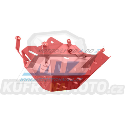 Kryt pod motor hliníkový Dual Sport - Honda XL750 Transalp / 23-25 - barva červená