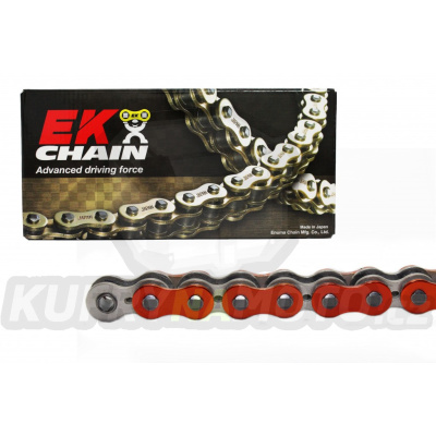 QX-kroužkový řetěz EK 520 SRX2 120 L Metalická oranžová