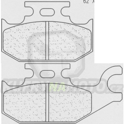 Brzdové destičky CL BRAKES 2923 ATV1