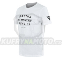 Triko DAINESE RACING SERVICE bílo/černé