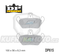Destičky brzdové DP Brakes DP615 - směs Premium OEM Sinter