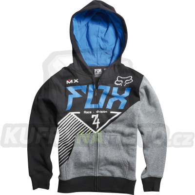 Mikina dětská FOX Zip Hoody Eracer černá