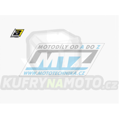 Polepy číslových tabulek (vystřižené) - Husqvarna TC85 / 14-17 - barva bílá