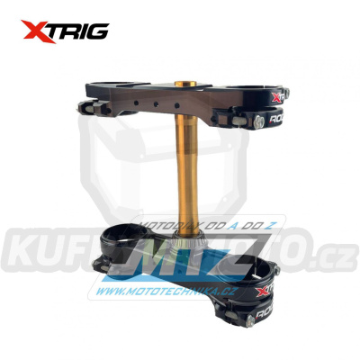 Brýle (Triple-Clamps) kompletní Xtrig ROCS TECH - KTM 125SX+150SX+250SX + 250SXF+350SXF+450SXF / 23-25 + KTM EXC+EXCF / 24-25 + Husqvarna FC250+FC350+FC450+TC125+TC250 / 23-25 + Husqvarna TE+FE / 24-25 + Gas-Gas MC+MCF+EC+ECF (offset 22)
