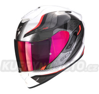 Moto přilba SCORPION EXO-1400 EVO AIR ATTUNE bílo/červená