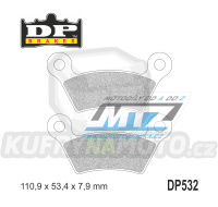 Destičky brzdové DP532 - DP BRAKES směs Premium Sinter OEM