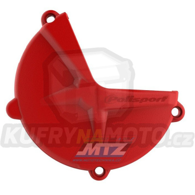 Kryt spojkového víka Gas-Gas EC250+EC300+EC200 + XC250+XC300 / 00-20 + Rieju MR250+MR300 / 21-24 - barva červená