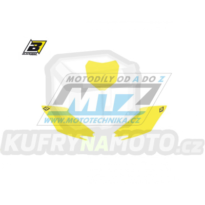 Polepy číslových tabulek (vystřižené) - Honda CRF250 / 14-17 + CRF450 / 13-16 - barva žlutá