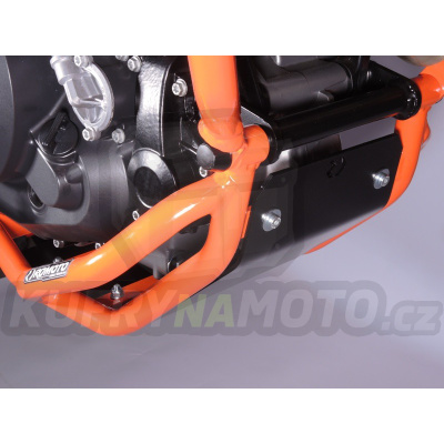 Padací rámy RD Moto CF123O Husqvarna 701 Enduro / 701 Supermoto 2019-2021 oranžová - spodní