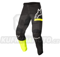 kalhoty FLUID CHASER, ALPINESTARS (černá/žlutá fluo)
