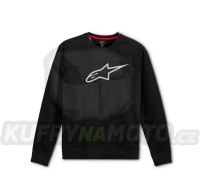 mikina AGELESS CREW FLEECE, ALPINESTARS (černá/šedá)