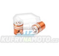 Čepičky ventilku PISTON II - barva oranžová
