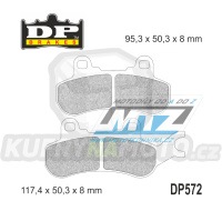Destičky brzdové DP Brakes DP572 - směs Premium OEM Sinter