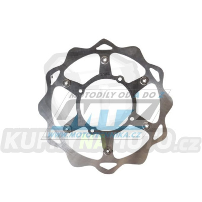 Kotouč brzdový PLOVOUCÍ - WRP Performance zubatý desing Wave (vnější průměr 270mm) - Kawasaki KX125 / 03-05+KX250 / 03-05+KXF250 / 04-05+KDX125 / 90-99+KDX200 / 95-06+KDX220R / 97-05+KLX250 / 06-10 + Suzuki RMZ250 / 04-06