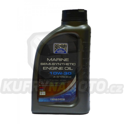 Motorový olej Bel-Ray MARINE SEMI-SYNTHETIC 4T 10W-30 1 l