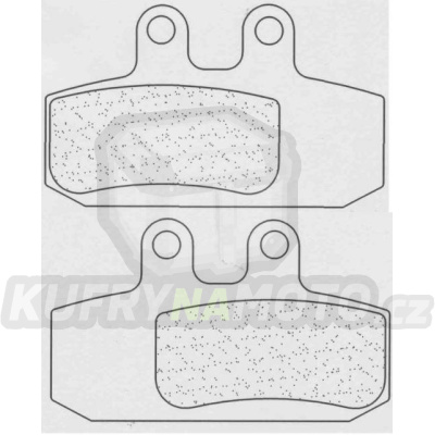 Brzdové destičky CL BRAKES 3072 MSC