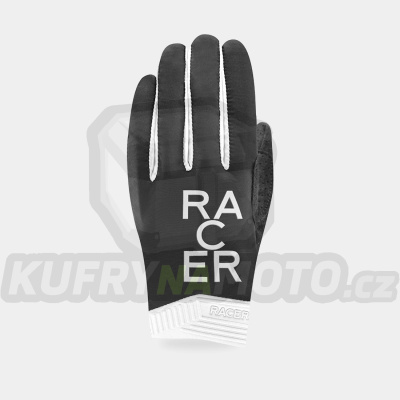 rukavice GP STYLE 2, RACER (černá/bílá)