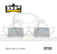 Destičky brzdové DP208 - DP BRAKES směs Premium Sinter OEM