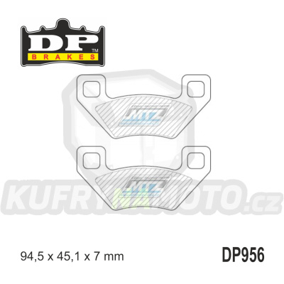 Destičky brzdové DP956 - DP BRAKES směs Premium Sinter OEM