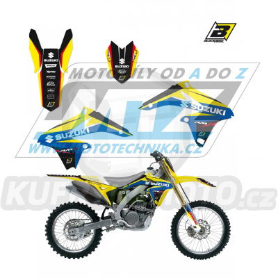 Polepy na motocykl (sada polepů Dream) Suzuki RMZ250 / 10-18 - typ polepů Dream4