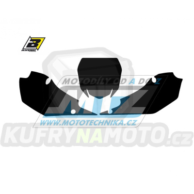 Polepy číslových tabulek (vystřižené) - Yamaha YZF250 / 19-23 + YZF450 / 18-22 - barva černá