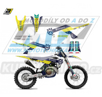 Polepy na motocykl (sada polepů Graphics) Husqvarna FC250+FC350+FC450 + TC125+TC250 / 23 - typ polepů Replica Husqvarna Trophy