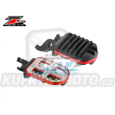 Stupačky ZETA Racing Alu - ZETA ZE93-1022 - Honda CR125+CR250 / 02-07 + CRF150R / 07-25 + CRF250R+CRF450R / 02-25 + CRF250RX+CRF450RX+CRF250X+CRF450X + CRF250L+CRF300L + CRF250Rally + CRF450L - červené