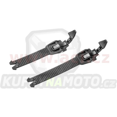 sada pásku přezek pro boty COROZAL/BELIZE, ALPINESTARS (černé, sada 2 ks)