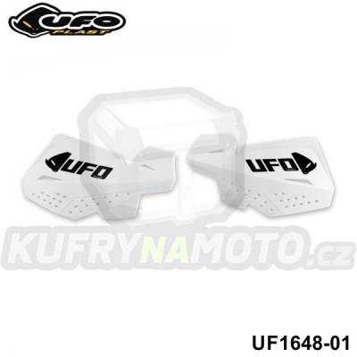 Kryty páček Ufo Viper včetně montážního ALU kitu - bílé