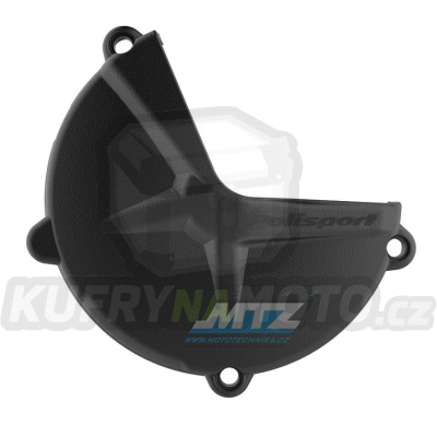 Kryt spojkového víka Gas-Gas EC250+EC300+EC200 + XC250+XC300 / 00-20 + Rieju MR250+MR300 / 21-24 - barva černá