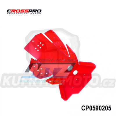 Kryt pod motor plastový DTC Engine Guard - Beta RR350+RR390+RR430+RR480 / 20-23 - barva červená
