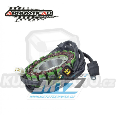Stator generátoru (alternátor) se snímačem otáček - Suzuki LTA500F QuadMaster / 00-01 + LTF500F Quadrunner / 98-02 + Arctic Cat 400 4x4 + 500 4x4 + 501 4x4