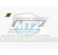 Polepy číslových tabulek (vystřižené) - TM MX / 04-07 - barva bílá