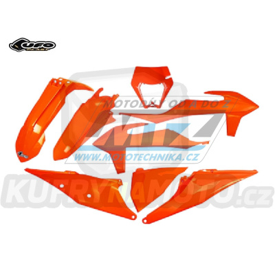 Sada plastů KTM 150EXC+250EXC+300EXC + 250EXCF+350EXCF+450EXCF+500EXCF / 20-22 + XC-W+XCF-W / 20-22 – barva FLUO oranžová (neon oranžová)