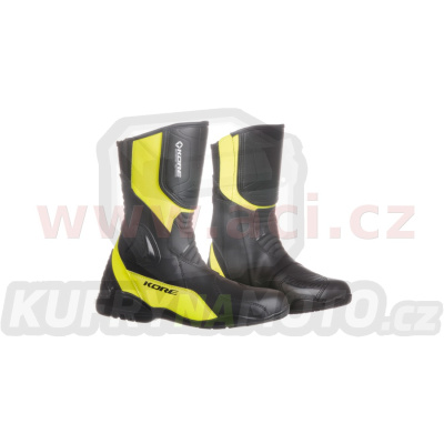boty Sport Touring, KORE (černé/žluté fluo)