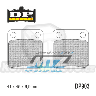 Destičky brzdové DP903 - DP BRAKES směs Premium Sinter OEM