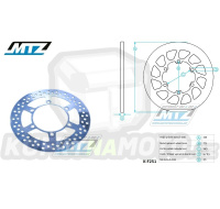 Kotouč brzdový MTZ Classic - Kawasaki KX85 / 01-24 + KX100 / 01-21 + KX112 / 22-24