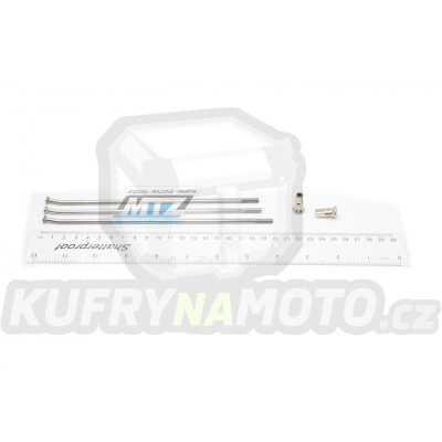 Drát/Špice nerezové do kola + Niple 18&quot; - Yamaha TTR600 / 98-02