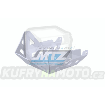 Kryt pod motor hliníkový Dual Sport - Suzuki DL650 V-Strom / 08-11 - barva stříbrná Ice Polished